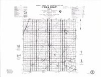 O'Brien County Highway Map, Clay County 1991